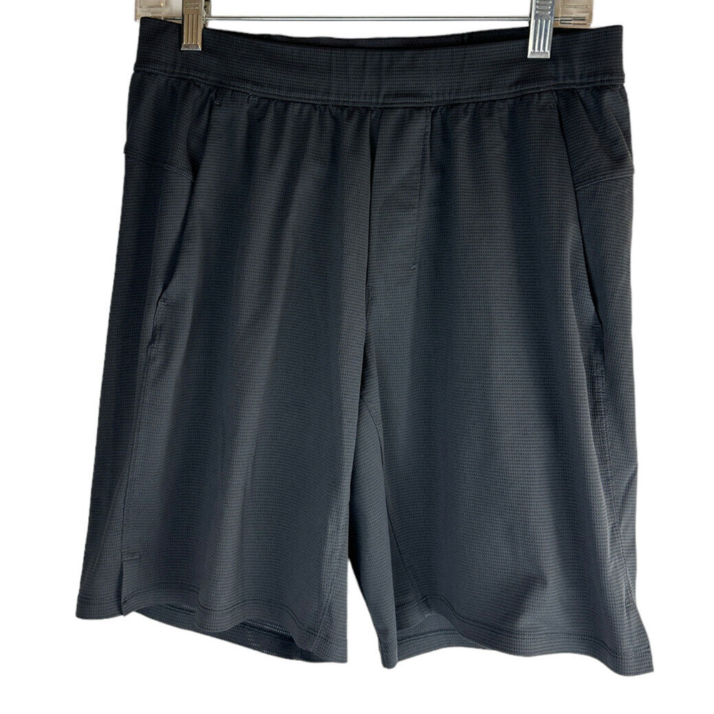 Lululemon Warp Lite Mesh 9" Shorts Active Run Obsidian Gray Men's Size Medium - Picture 2 of 11